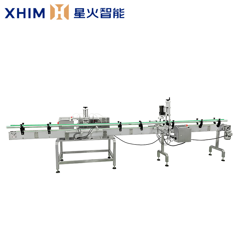 自流式液体灌装机压盖一体机-小型灌装