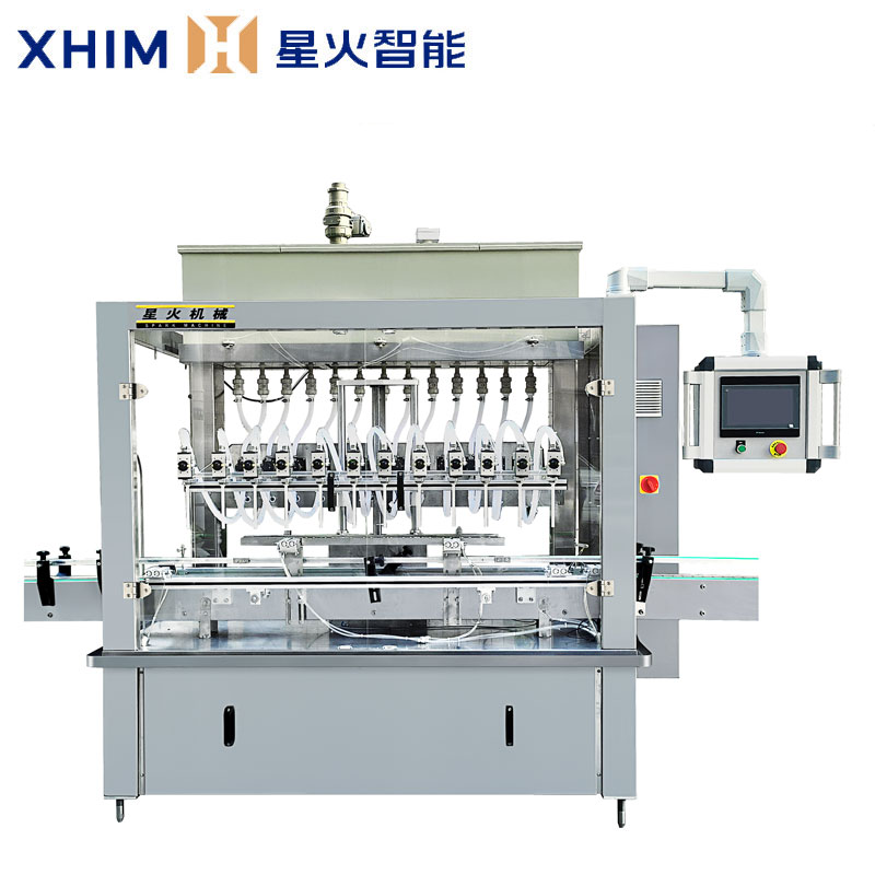 12头防腐蚀液体灌装机-消毒液自动灌装机